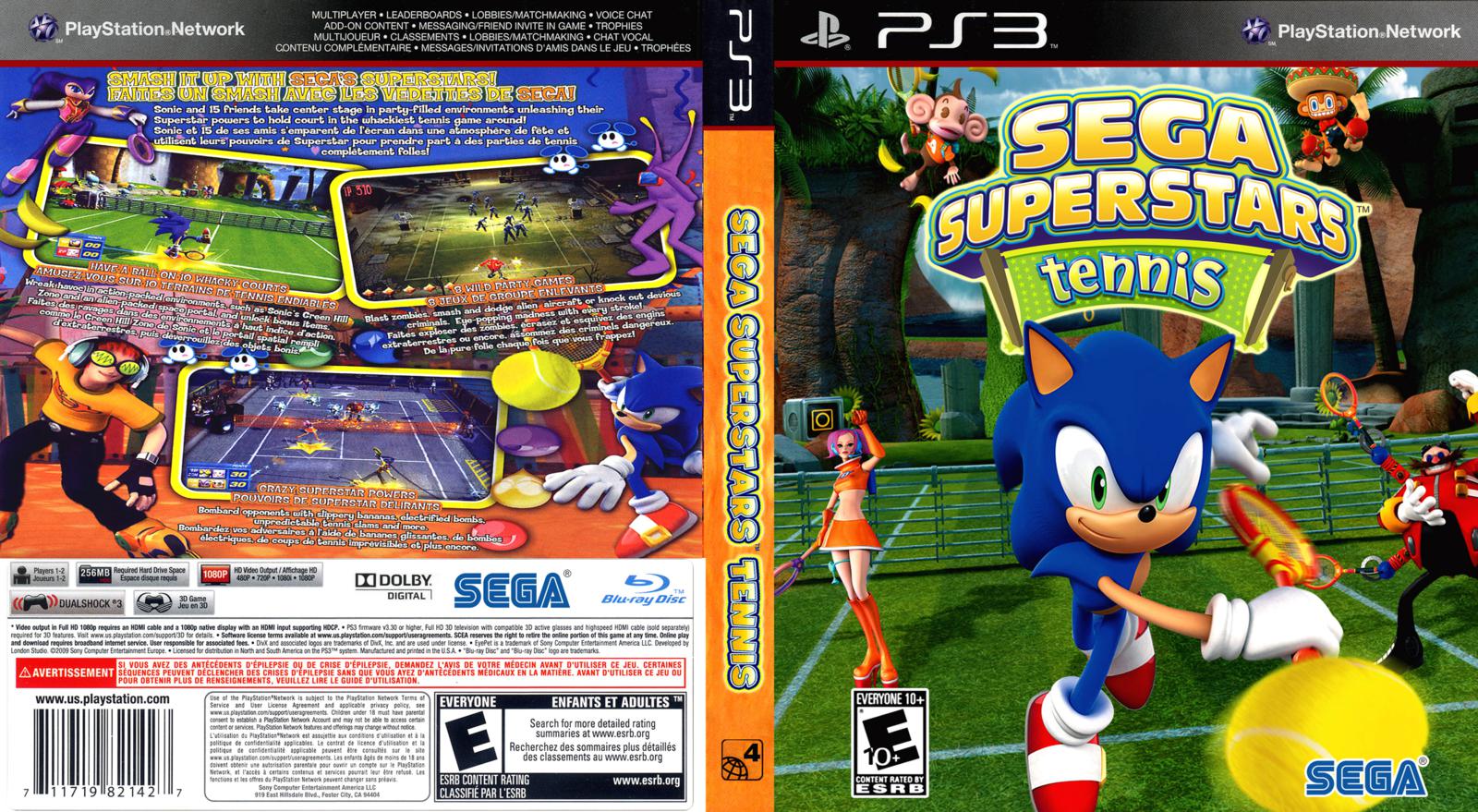 GAMES & GAMERS: SEGA SUPERSTARS TENNIS PS3 DOWNLOAD SEGA SUPERSTARS TENNIS PS3 DOWNLOAD